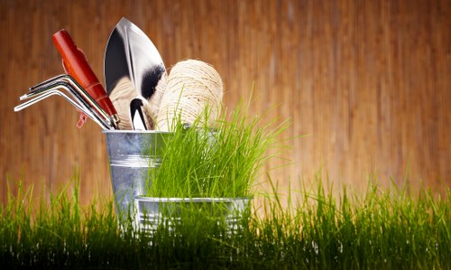 User reviewing accessibility options for Norwood landscapers
